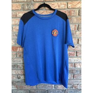 Manchester United‎ Practice Blue Jersey Men's XL Soccer